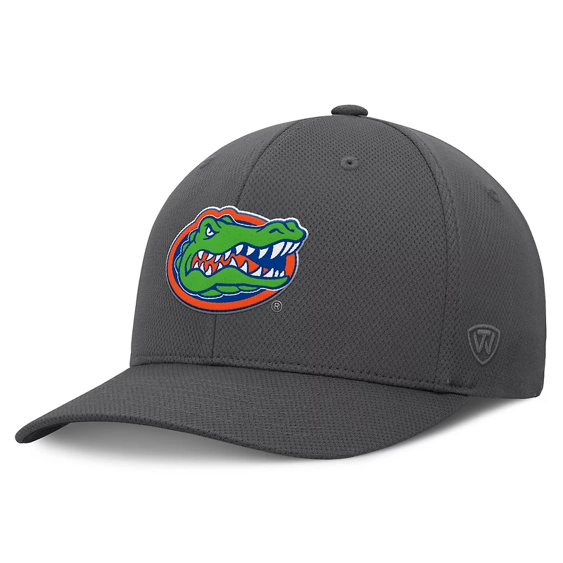 Casquette Flex Top of the World pour homme, couleur anthracite, avec logo Reflex des Florida Gators