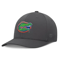 Casquette Flex Top of the World pour homme, couleur anthracite, avec logo Reflex des Florida Gators