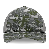 Casquette ajustable à motif camouflage gris Florida Gators OHT Military Appreciation Pledge Trucker pour homme Top of the World