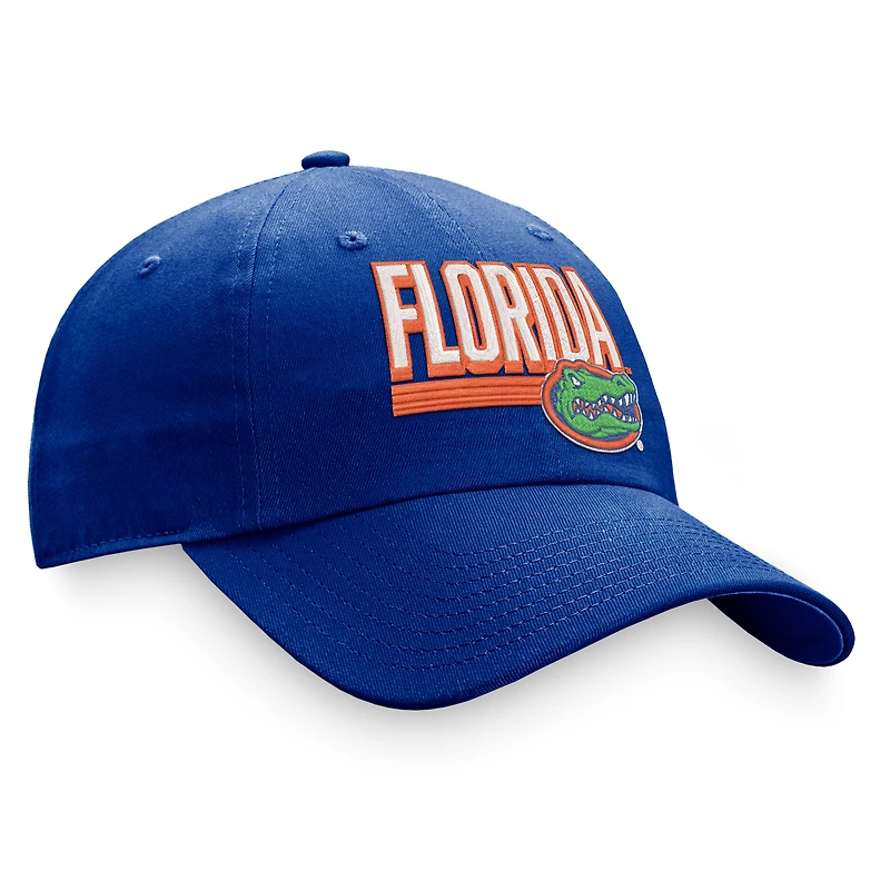 Casquette ajustable Royal Florida Gators Slice pour homme Top of the World