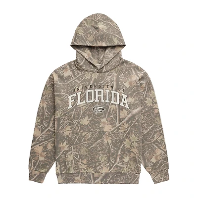 Sweat à capuche polaire camouflage Uscape Apparel pour homme, motif Florida Gators Back Bay