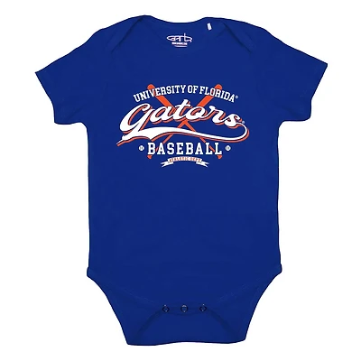 Newborn & Infant Garb Royal Florida Gators Otis Baseball Bodysuit