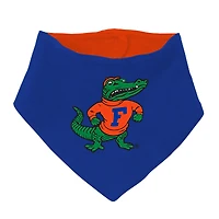 Newborn & Infant Mitchell Ness Royal Florida Gators 3-Pack Bodysuit, Bib and Bootie Set