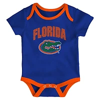 Newborn & Infant Outerstuff Florida Gators Three-Pack All Day Play Bodysuit Set
