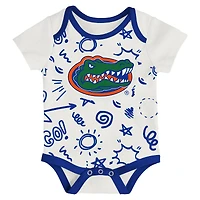 Newborn & Infant Outerstuff Florida Gators Three-Pack All Day Play Bodysuit Set