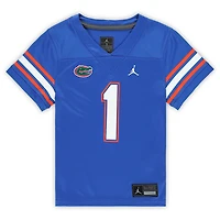 Maillot de jeu Jordan Brand #1 Royal Florida Gators Untouchable Replica pour enfants d'âge préscolaire
