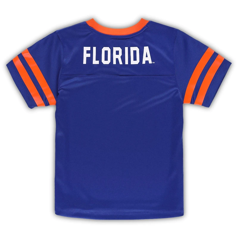 Preschool Royal/Orange Florida Gators Red Zone Jersey & Pants Set