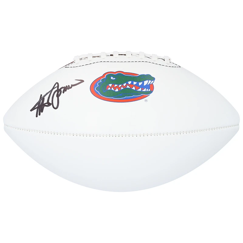 Steve Spurrier Florida Gators Autographed Nike White Panel Football 