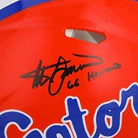 Steve Spurrier Florida Gators Autographed Riddell Orange Speed Authentic Helmet with "66 Heisman" Inscription