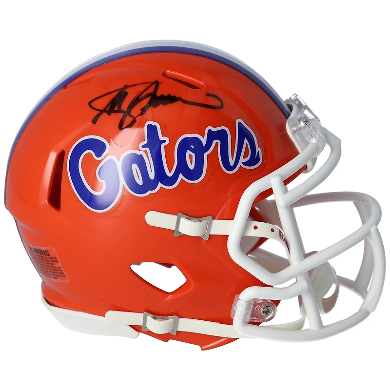 Steve Spurrier Florida Gators Autographed Riddell Speed Mini Helmet
