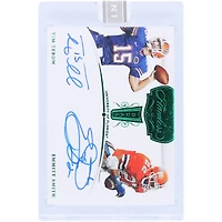 Tim Tebow & Emmitt Smith Florida Gators Autographed 2018 Panini Flawless Dual Auto White Box #DS-TE #1/1 Card