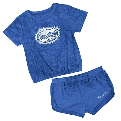 Toddler Colosseum  Royal Florida Gators Fern T-Shirt and Shorts Set