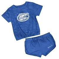 Toddler Colosseum  Royal Florida Gators Fern T-Shirt and Shorts Set