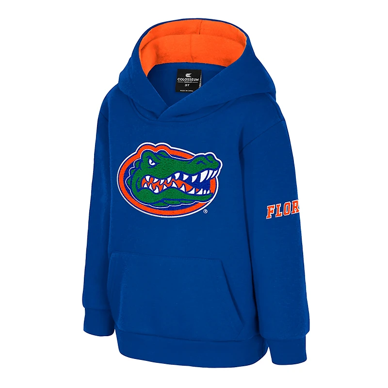 Toddler Colosseum Royal Florida Gators Big Logo Volume Fleece Pullover Hoodie