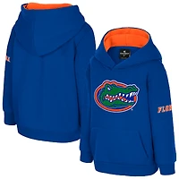 Sweat à capuche en polaire volumineux avec grand logo Colosseum Royal Florida Gators pour tout-petits