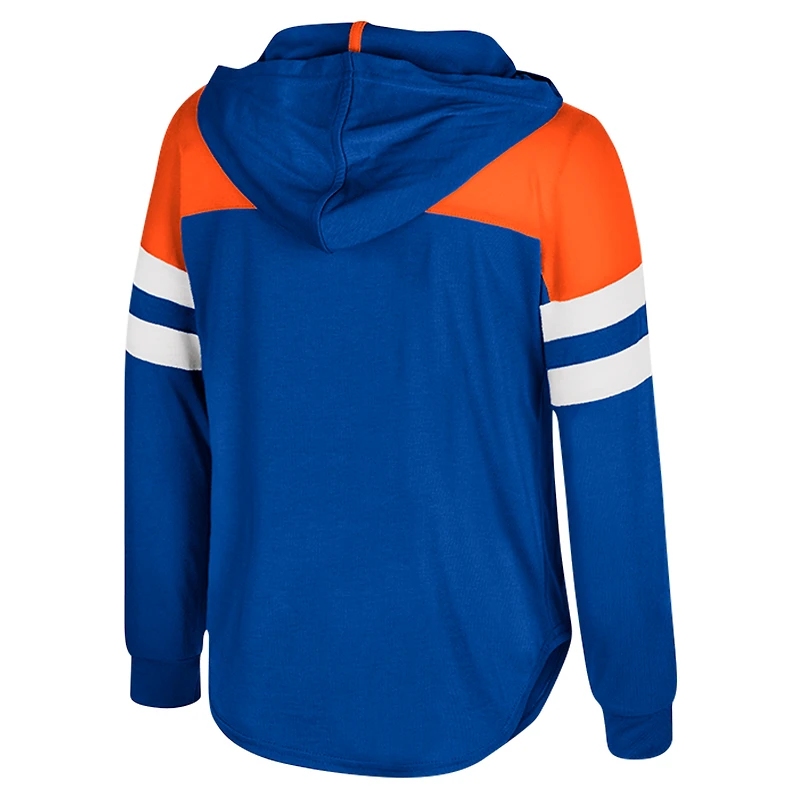 Toddler Colosseum Royal Florida Gators Reflection Hoodie Long Sleeve T-Shirt