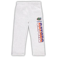 Toddler Heather Grey/Royal Florida Gators Playmaker Sweat à capuche et pantalon Ensemble