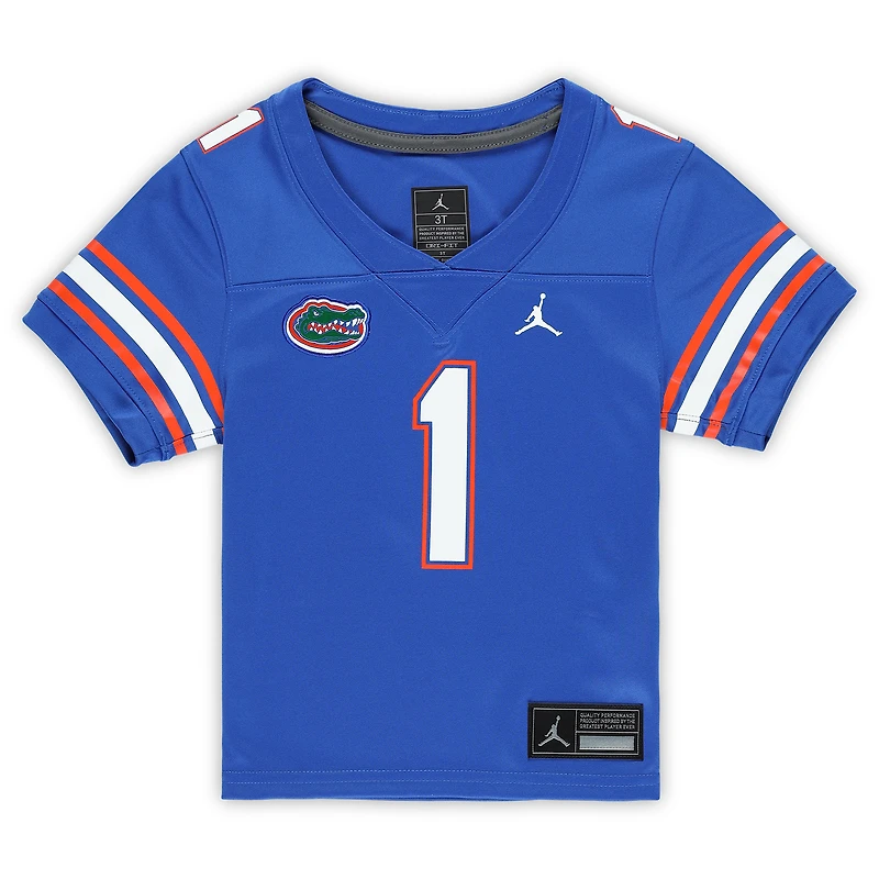 Toddler Jordan Brand #1 Royal Florida Gators Untouchable Replica Game Jersey