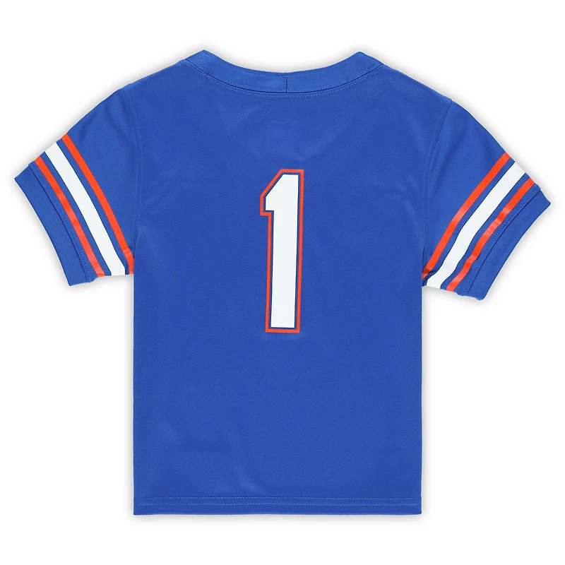 Maillot de jeu réplique Jordan Brand n° 1 Royal Florida Gators Untouchable pour tout-petits