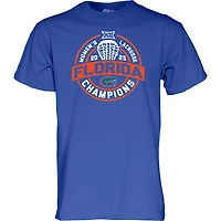 Unisex Blue 84  Royal Florida Gators 2025 Big 12 Women's Lacrosse Regular Season Champions T-Shirt