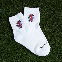Unisex Del Campo White Florida Gators Quarter-Length Socks