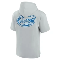 Sweat à capuche unisexe Fanatics Grey Florida Gators Elements en polaire super douce manches courtes