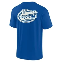 T-shirt unisexe Fanatics Royal Florida Gators Elements super doux à manches courtes