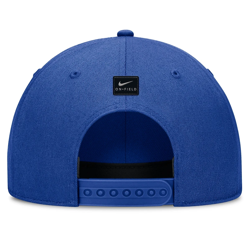 Unisex Nike Royal Florida Gators 2024 Sideline Rise Adjustable Hat