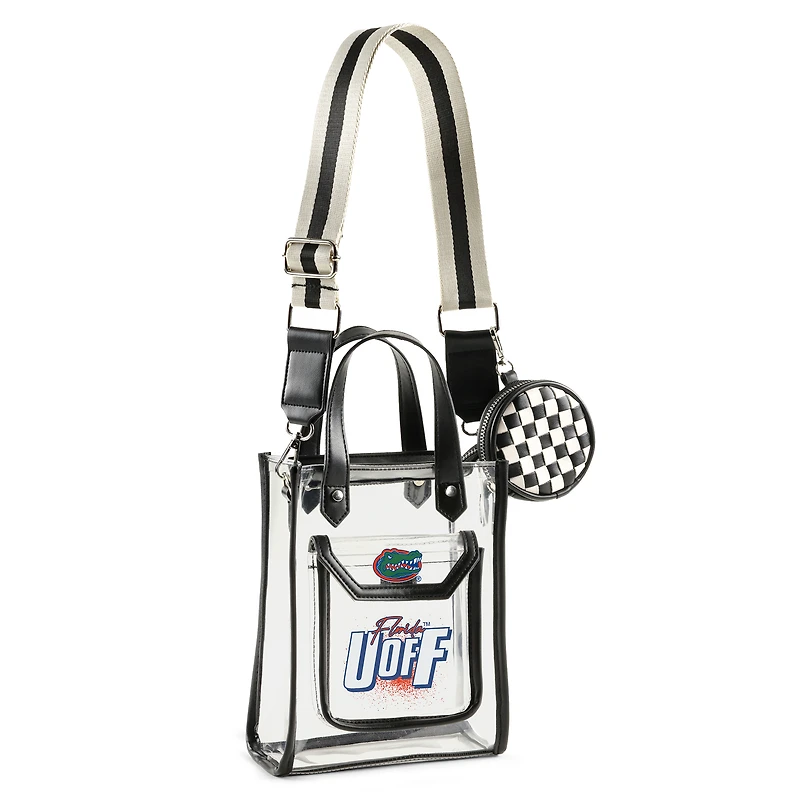 WEAR by Erin Andrews Sac à bandoulière transparent Florida Gators Stadium avec pochette à monnaie