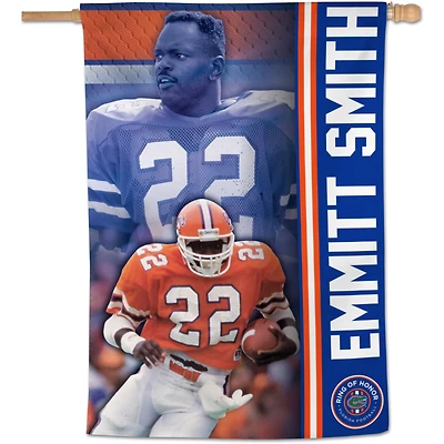 Bannière verticale WinCraft Emmitt Smith Florida Gators, recto simple, 71 x 102 cm (28 x 40 pouces), Ring of Honor