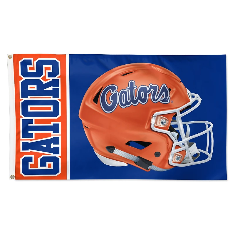 Drapeau de luxe WinCraft Florida Gators 3' x 5' Casque à une face