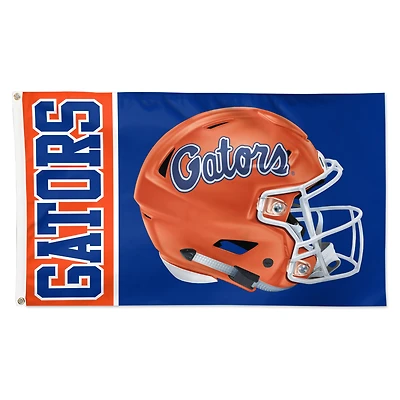 Drapeau de luxe WinCraft Florida Gators 3' x 5' Casque à une face