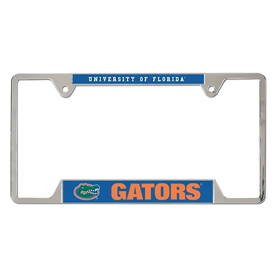 WinCraft  Florida Gators Chrome Plated Metal License Plate Frame