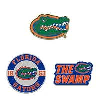 WinCraft Florida Gators Three-Piece Collector Pin Set