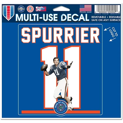 WinCraft Steve Spurrier Florida Gators 4" x 6" Ring of Honor Multi-Use Decal