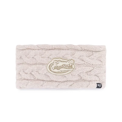 Women's '47  Natural Florida Gators Core & Inline Latte Knit Headband