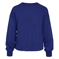 T-shirt à manches longues et taille haute '47 Royal Florida Gators Bottom Line Parkway pour femmes