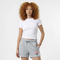 Short Champion noir Florida Gators Powerblend à taille élastique pour femme