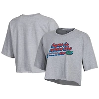 T-shirt court gris Florida Gators Boyfriend Champion pour femme