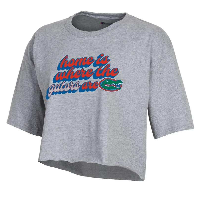 T-shirt court gris Florida Gators Boyfriend Champion pour femme
