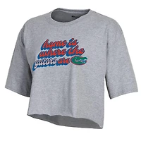 T-shirt court gris Florida Gators Boyfriend Champion pour femme