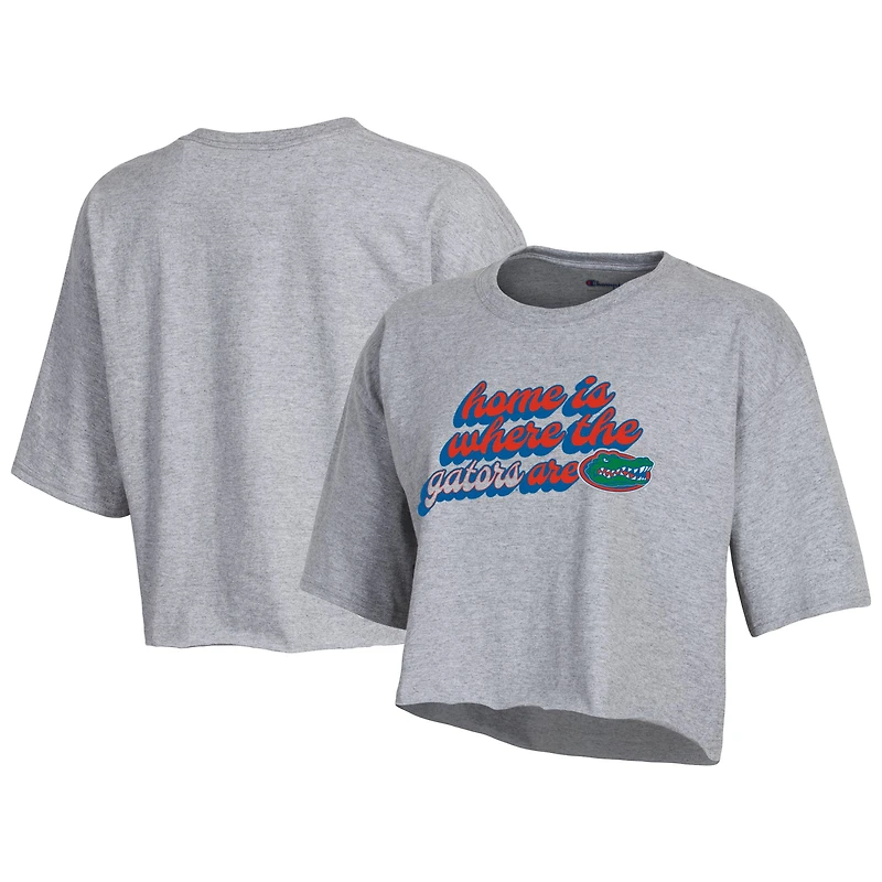 T-shirt court gris Florida Gators Boyfriend Champion pour femme