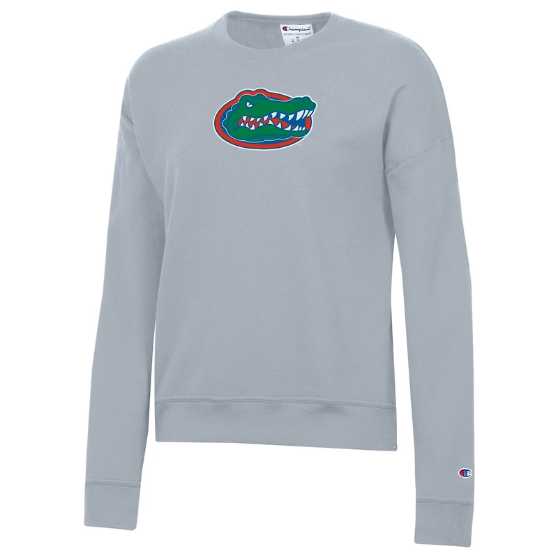 Sweat-shirt Powerblend gris Champion pour femme des Florida Gators