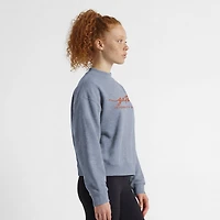 Sweat-shirt à col montant Champion bleu clair pour femme, modèle Triumph des Florida Gators