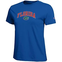 Women's Champion  Royal Florida Gators Arched Over Logo T-Shirt