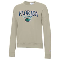 Sweat-shirt à enfiler Powerblend Florida Gators Champion Tan pour femme
