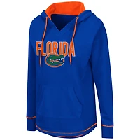 Women's Colosseum Royal Florida Gators Tunic Pullover Hoodie