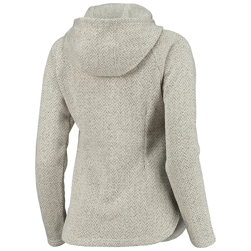 Pull à capuche en molleton raglan Columbia Cream Florida Gators Darling Days pour femme