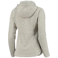 Pull à capuche en molleton raglan Columbia Cream Florida Gators Darling Days pour femme