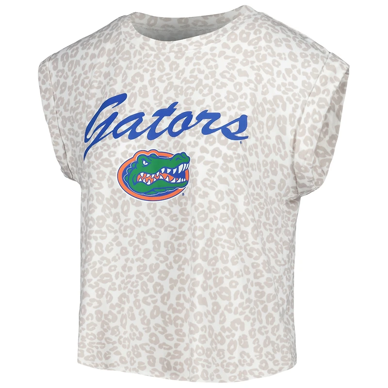 Women's Concepts Sport  Cream Florida Gators Montana T-Shirt & Shorts Sleep Set